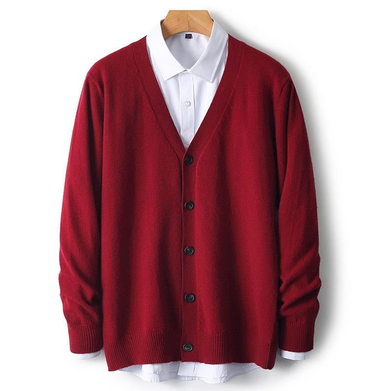 Męski Kardigan na Guziki