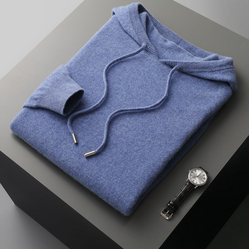 Robbie - Luźny hoodie z wełny dla mężczyzn
