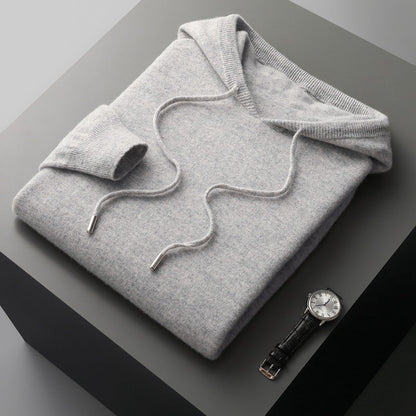 Robbie - Luźny hoodie z wełny dla mężczyzn