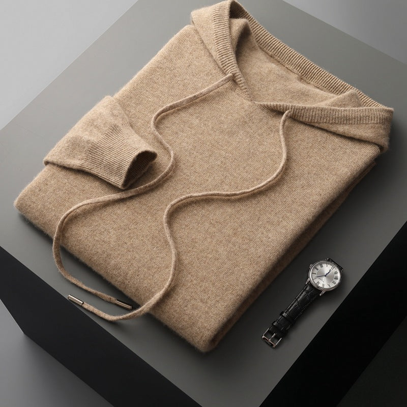 Robbie - Luźny hoodie z wełny dla mężczyzn