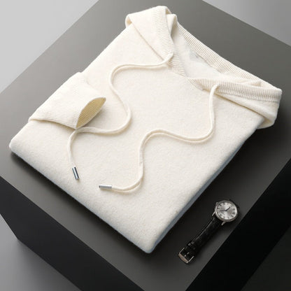 Robbie - Luźny hoodie z wełny dla mężczyzn