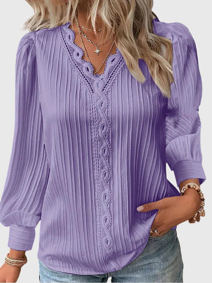 Elegancka damska bluza typu pulower