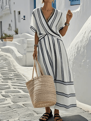 Sukienka Letnia Santorini - Lekka Zwiewna Sukienka Na Lato