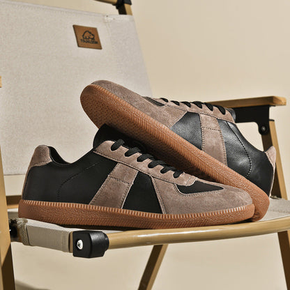 Irene - Stylowe sneakersy ze skóry i canvasu dla kobiet