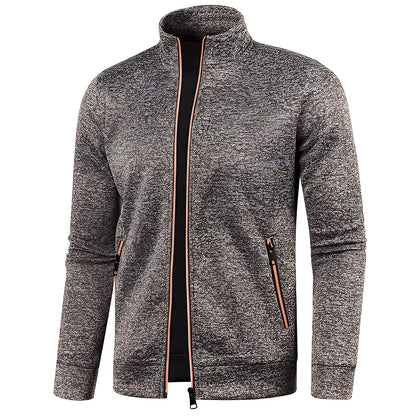 Clayton - Swobodny polarowy sweter z zamkiem dla mężczyzn