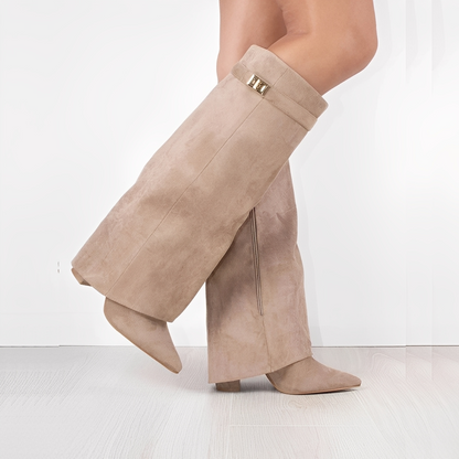 Linette - Buty skórzane z klamrą dla kobiet