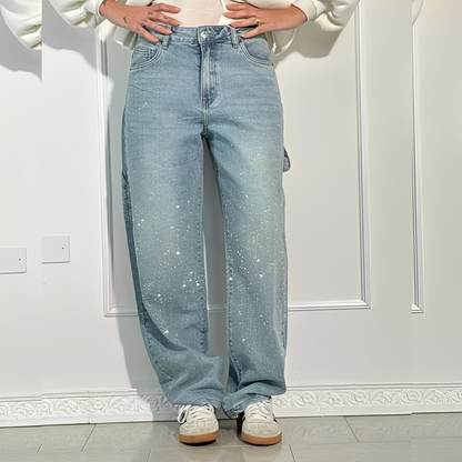 Gigi - Dżins oversize elegancki dla kobiet