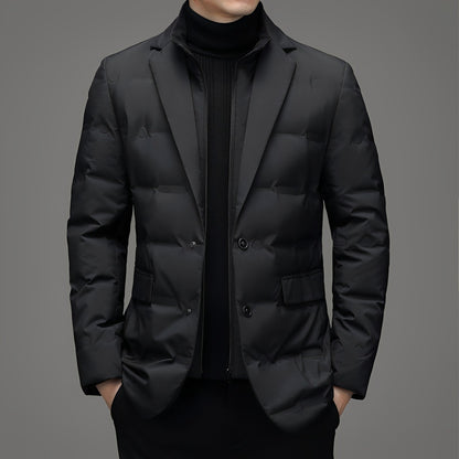 Nicholas - Elegancka, formalna kurtka puchowa dla mężczyzn