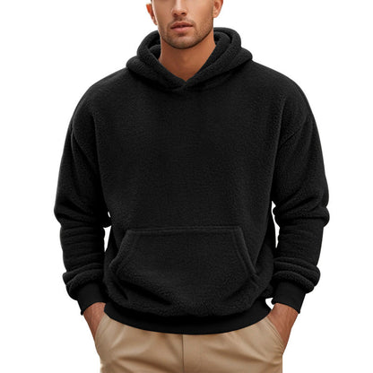Phillip - Ciepły aksamitny hoodie dla mężczyzn