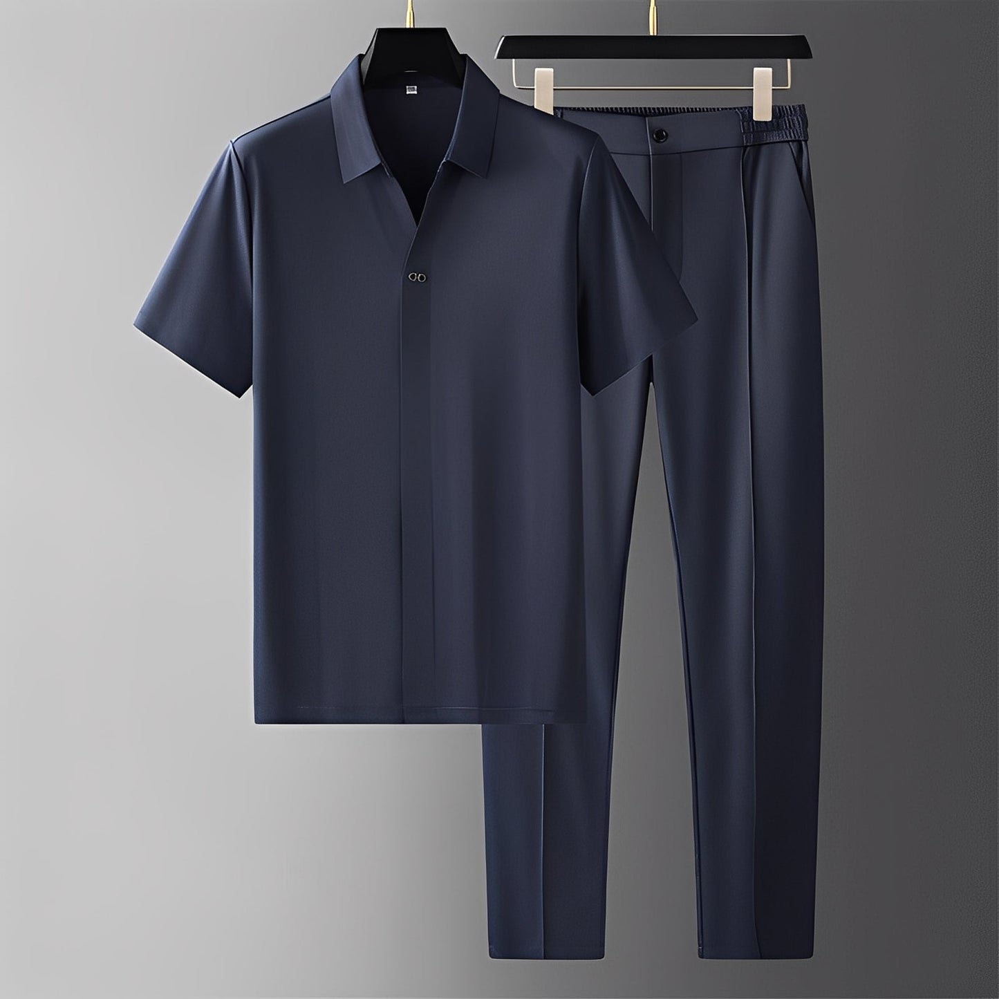 Alexander - Zestaw polo i eleganckie krótkie spodnie dla mężczyzn