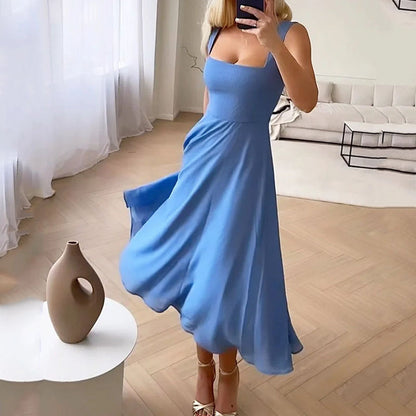 Sofia - Sukienka Elegancka Bez Rękawów