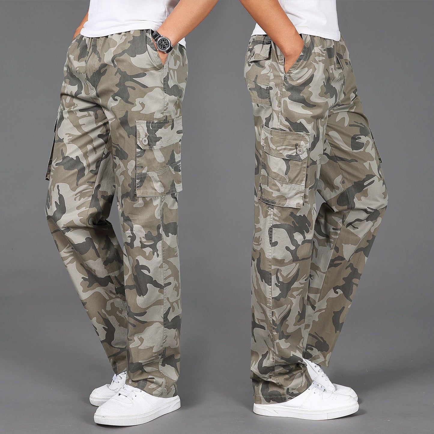 Bobby - Stylowe Camo-Cargohose dla Mężczyzn