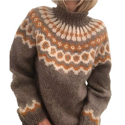 Fiona - Kobiecy sweter z golfem