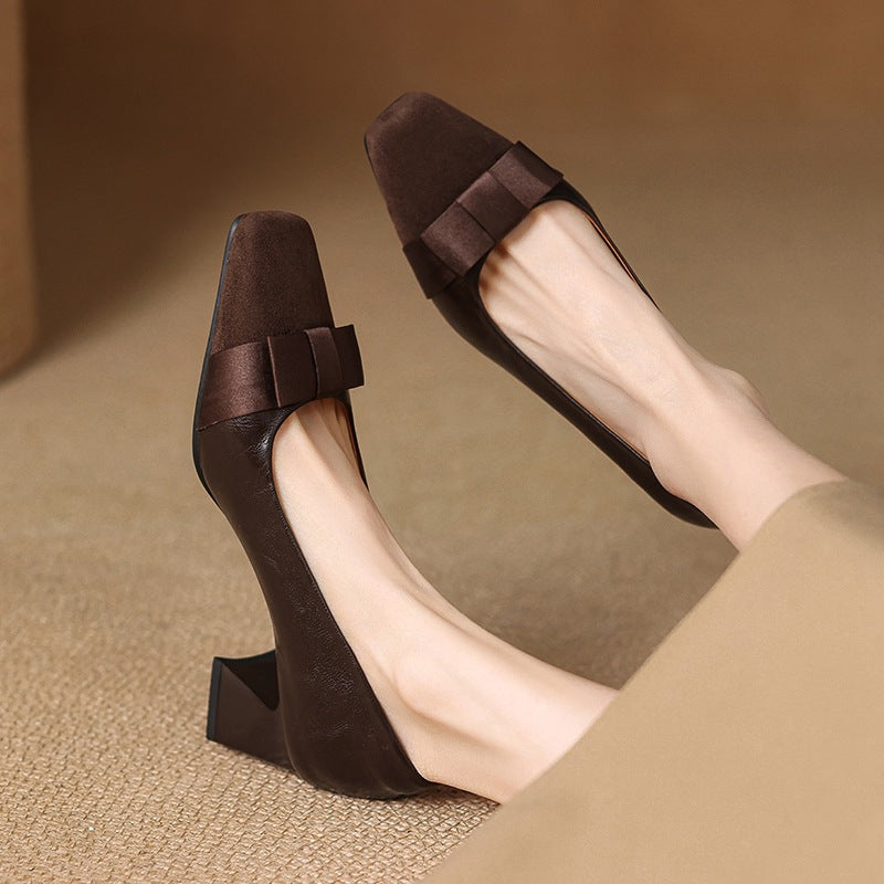 Tashia - Stylowe buty na blokowym obcasie dla kobiet