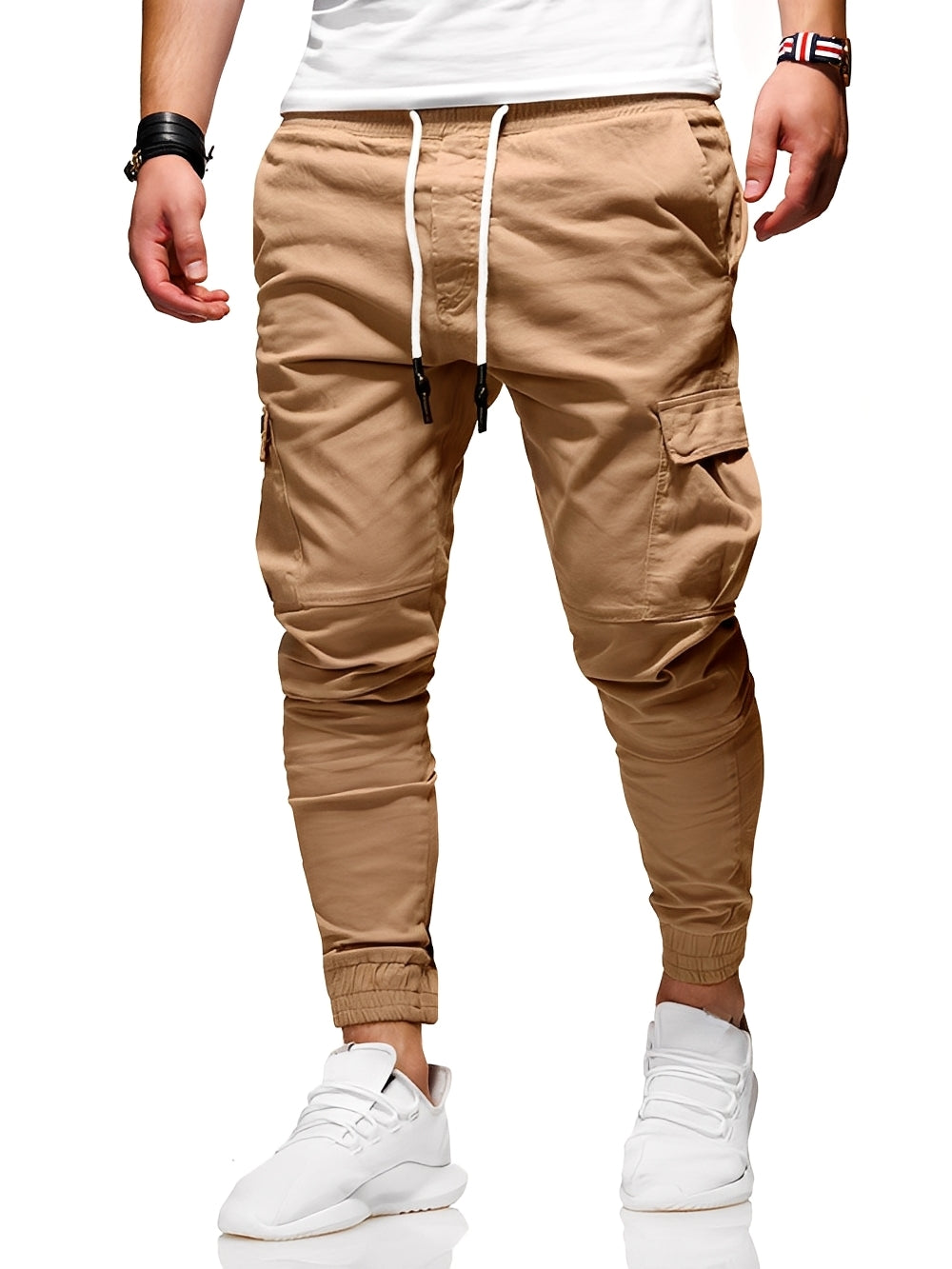 Fernand - Męskie spodnie cargo do joggingu