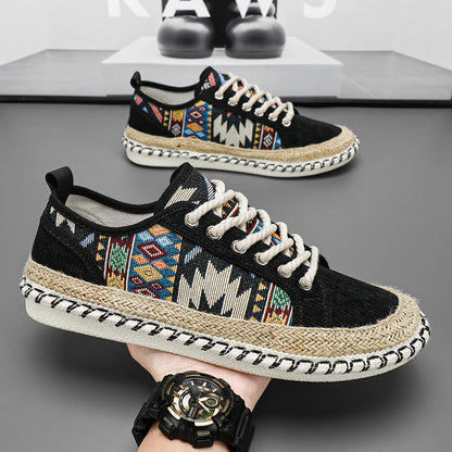 Liam - Stylowe sneakersy z nadrukiem dla mężczyzn