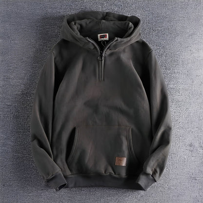 Tommy - Retro-bluza z grubym zamkiem dla mężczyzn