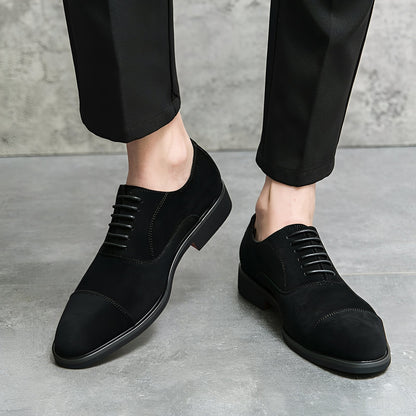 Jackson - Luźne formalne buty zamszowe dla mężczyzn