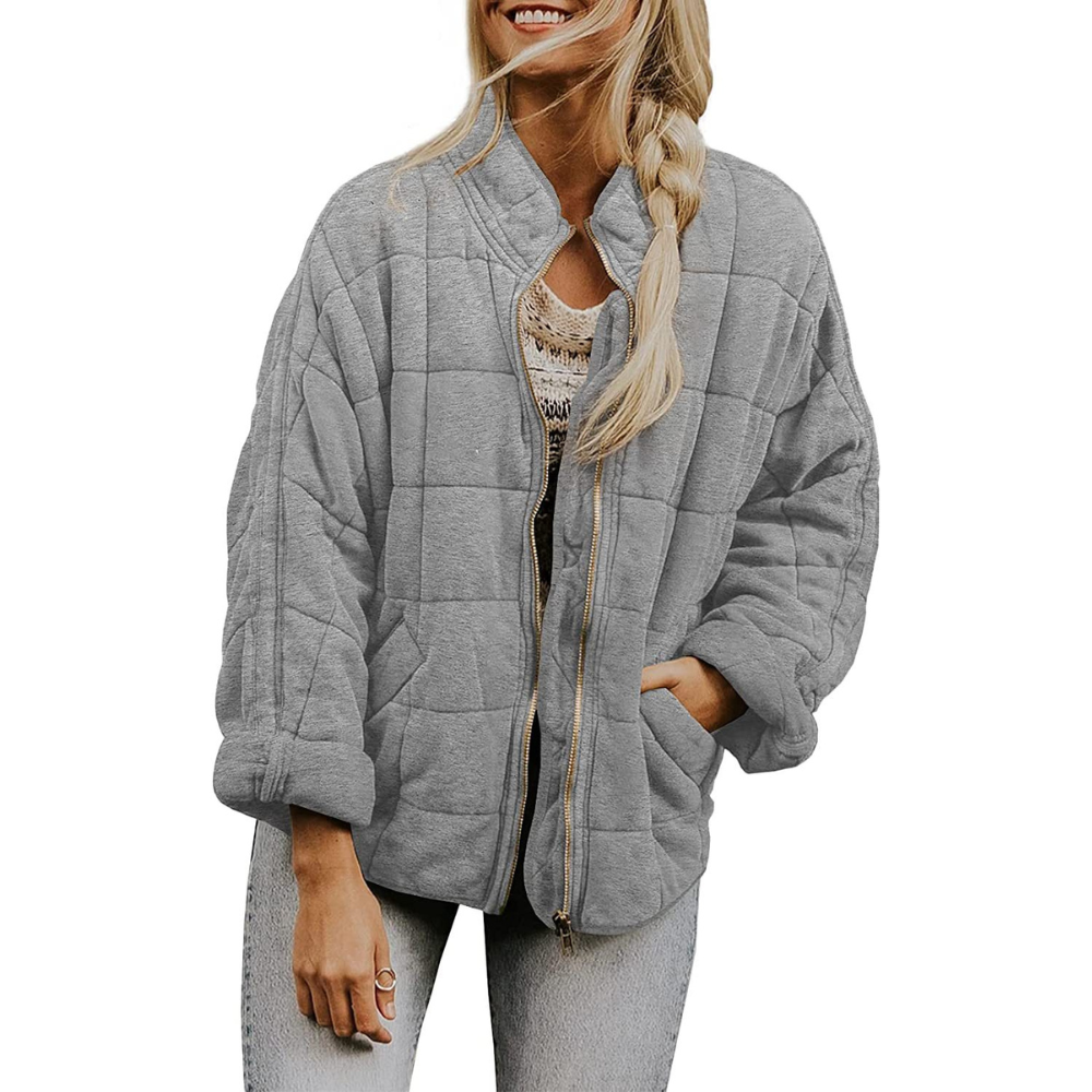 Jordana - Oversized-kurtka puchowa z kieszeniami dla kobiet