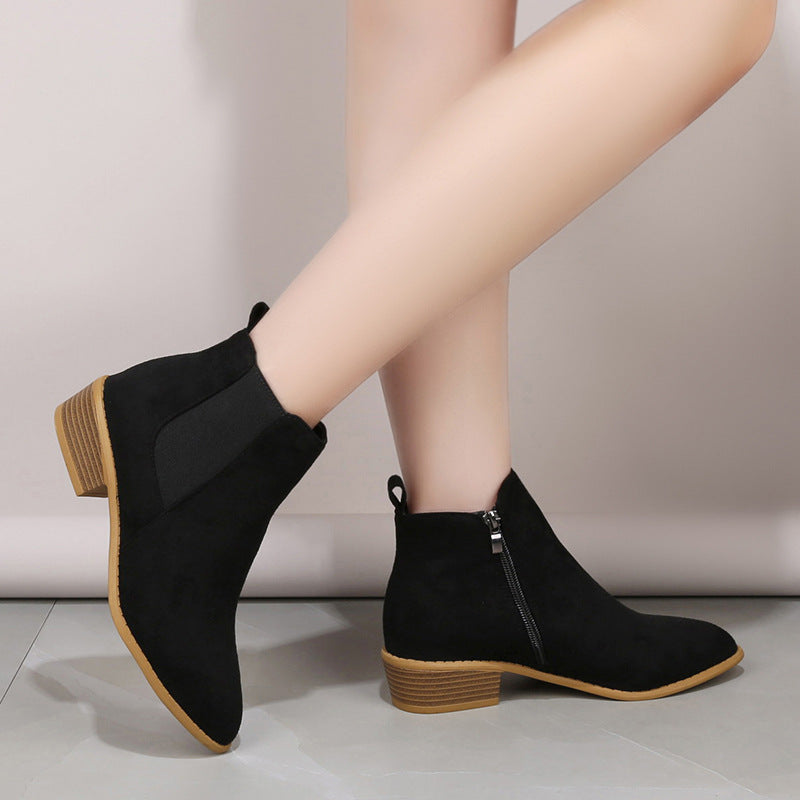Karen - Codzienne buty Martin z ostrym noskiem dla kobiet