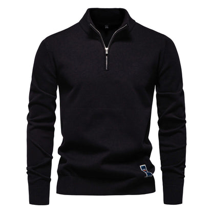Caelum - Caual Slim-Fit-Sweter dla mężczyzn