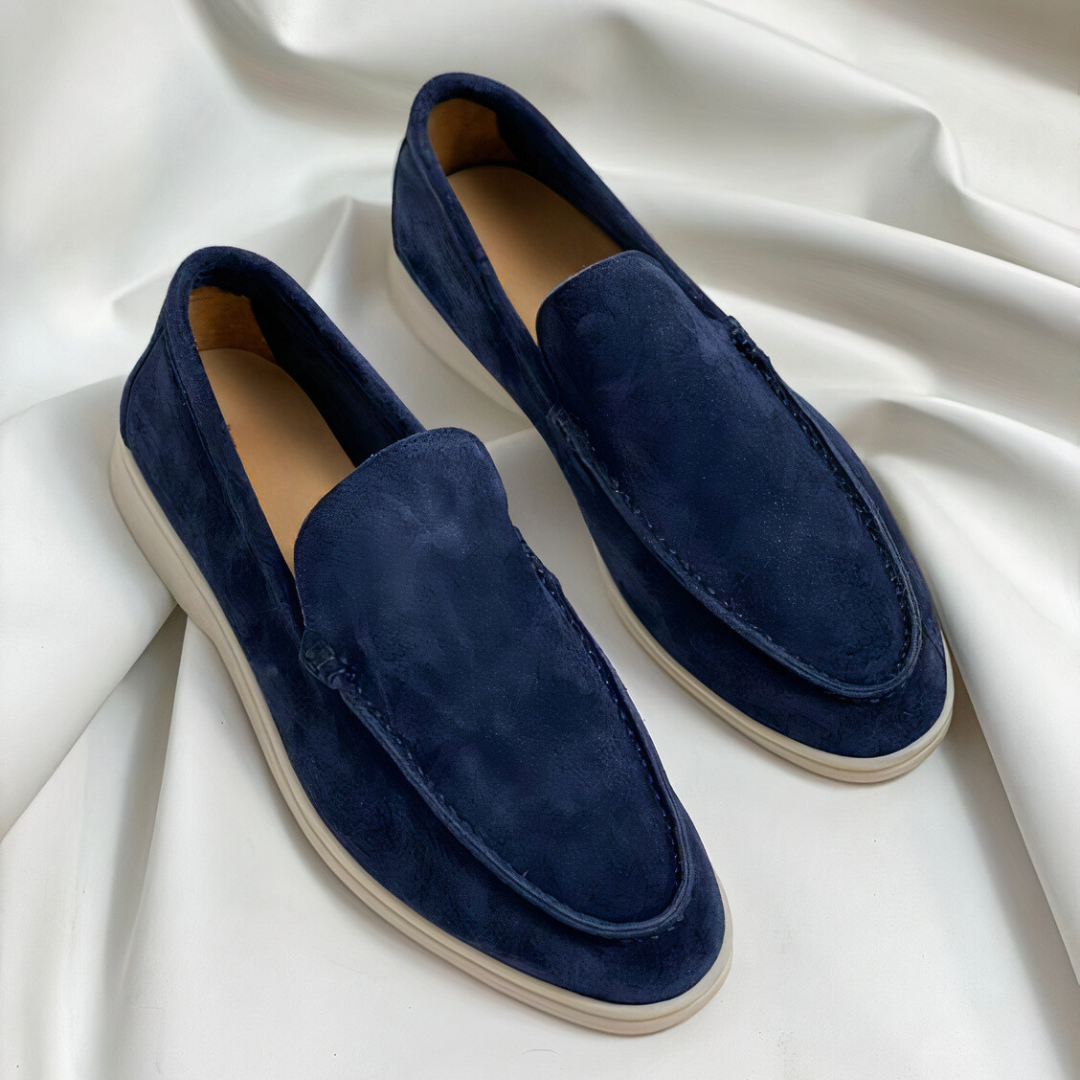 Hugo - Męskie skórzane loafers wyjątkowa jakość