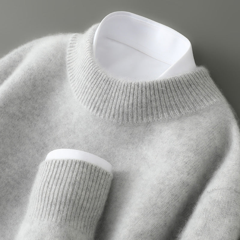 Wayne - Retro-sweter z grubego kaszmiru dla mężczyzn