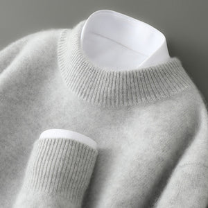 Wayne - Retro-sweter z grubego kaszmiru dla mężczyzn