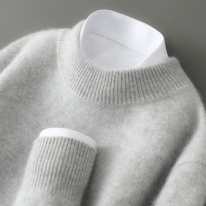 Wayne - Retro-sweter z grubego kaszmiru dla mężczyzn