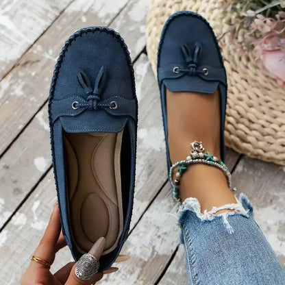 Damskie lordsy vintage, widok pod kątem na przód buta