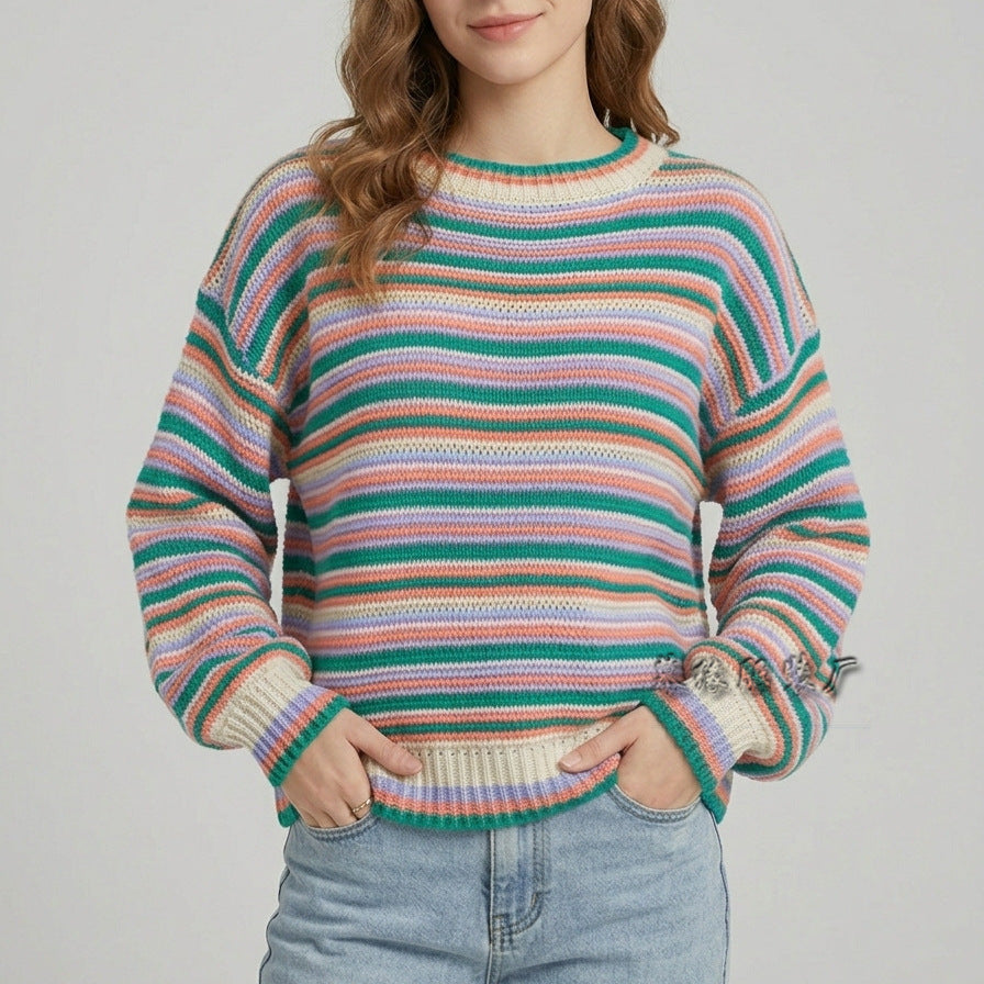Damski sweter dzianinowy do codziennych stylizacji