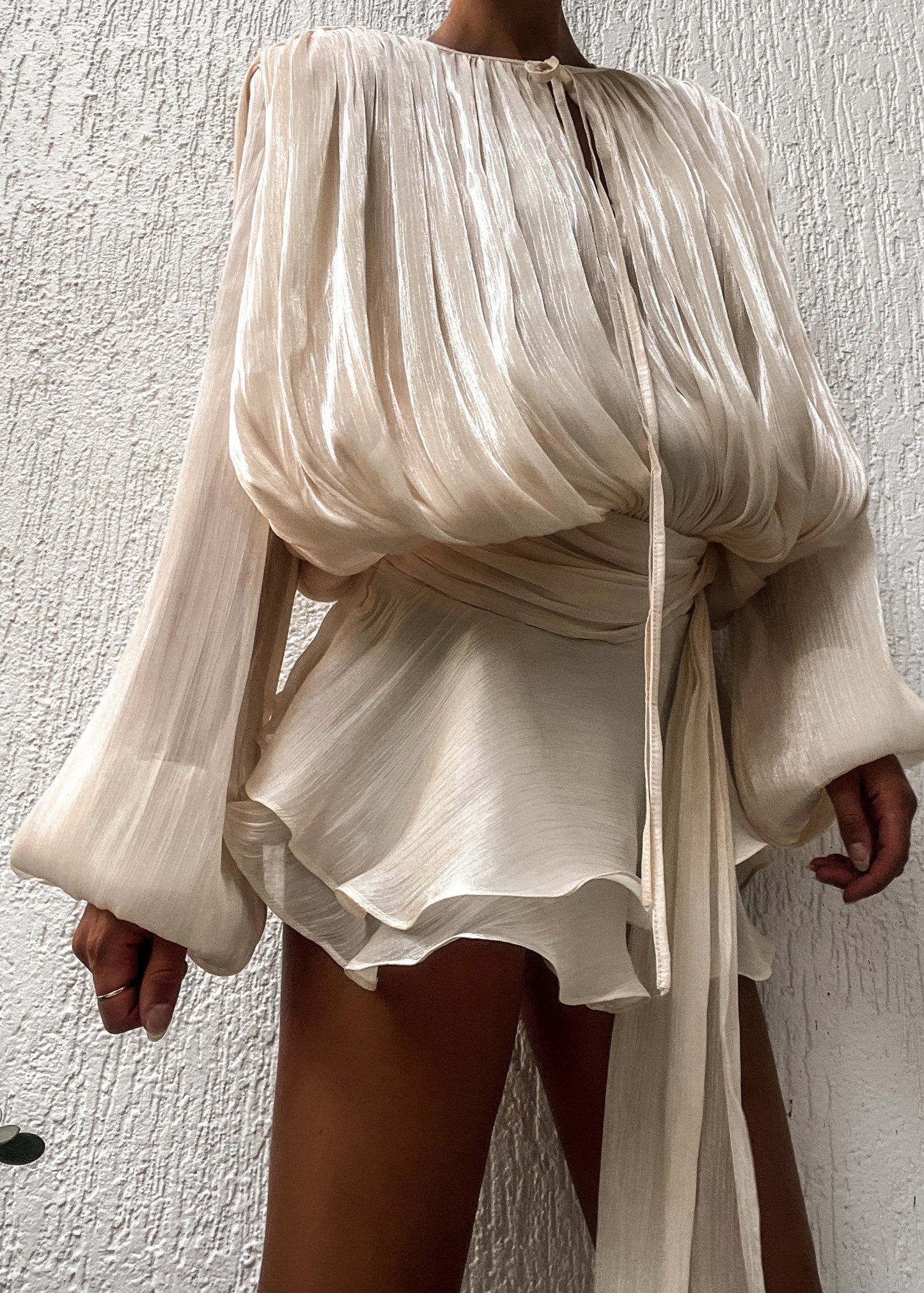 Sukienka Champagne Satin Estelle