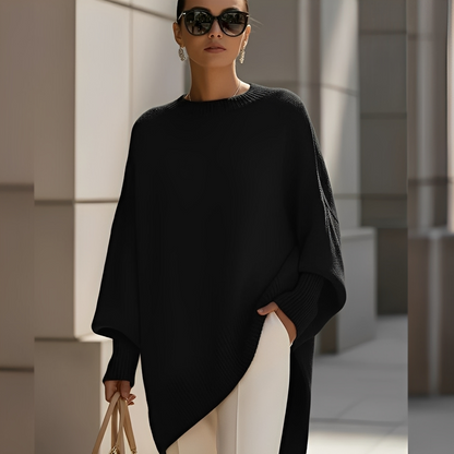 Sylvianne - Sweter oversize z okrągłym dekoltem dla kobiet
