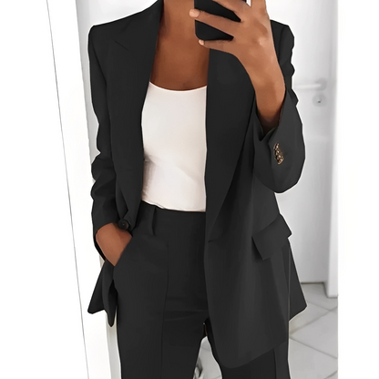 Alexes - Blazer i eleganckie spodnie dla kobiet zestaw