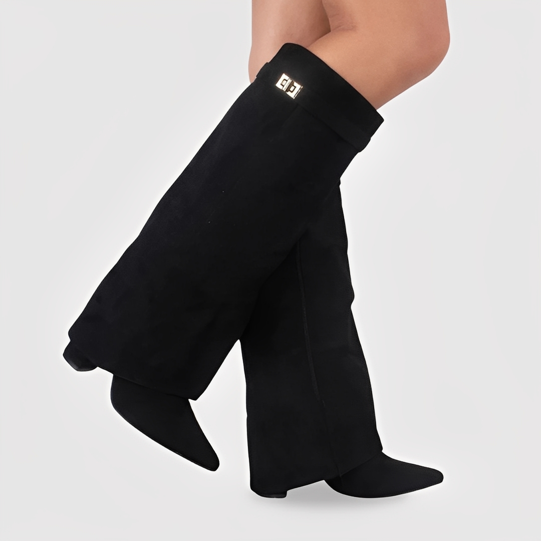 Linette - Buty skórzane z klamrą dla kobiet
