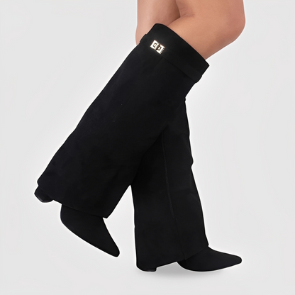 Linette - Buty skórzane z klamrą dla kobiet