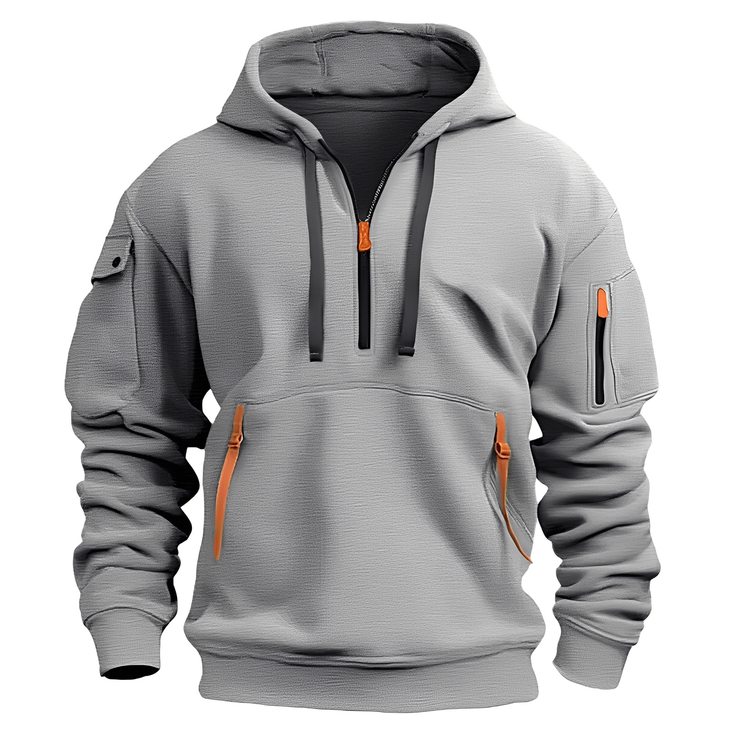 Norton - Stylowy hoodie z połowym zamkiem dla mężczyzn