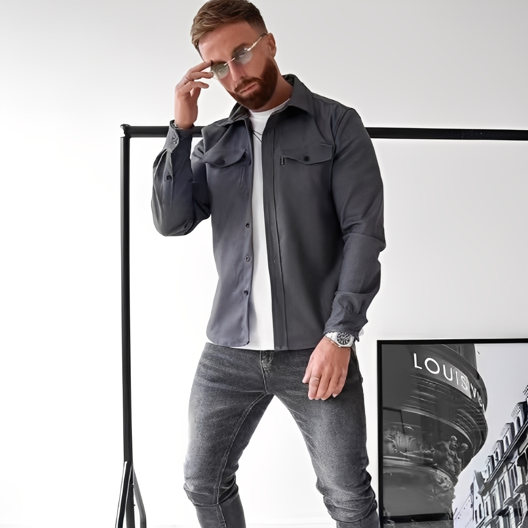 Aadolf - Kurtka oversize luźna dla mężczyzn