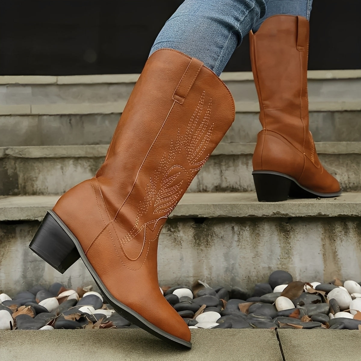 Célestene - Eleganckie skórzane buty damskie