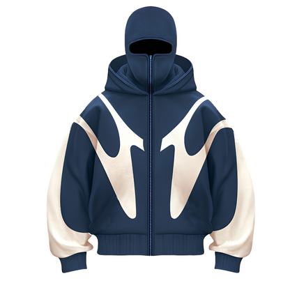 Patrick - Stylowy hoodie z kominiarką dla mężczyzn