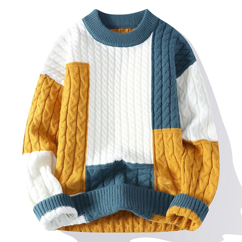 Greg - Stylowy sweter z okrągłym dekoltem dla mężczyzn