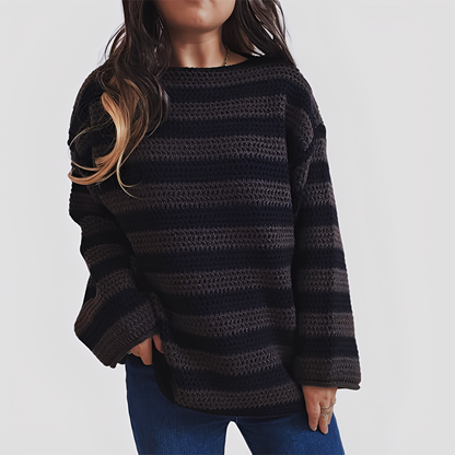 Millie - Stylowy, miękki, luźno dziergany sweter dla kobiet