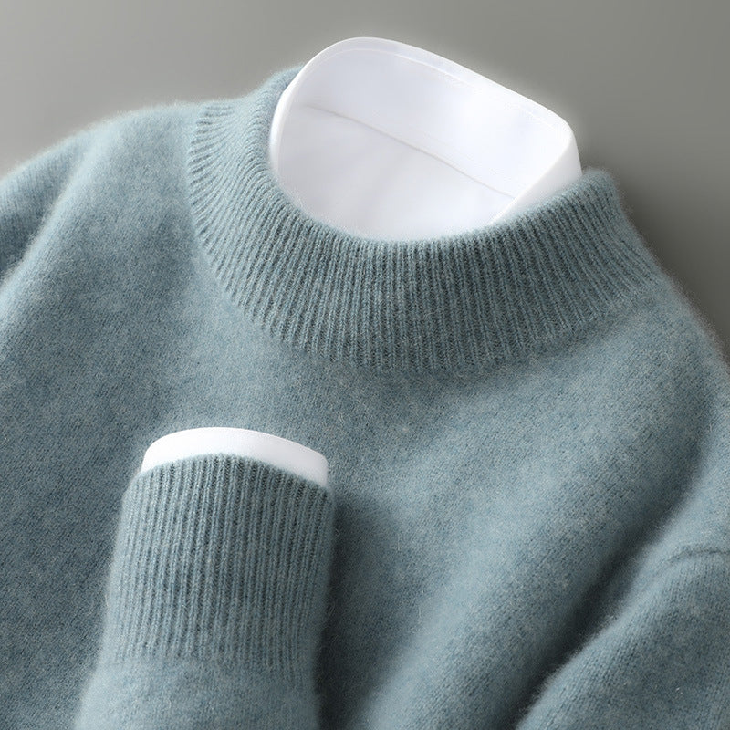 Wayne - Retro-sweter z grubego kaszmiru dla mężczyzn