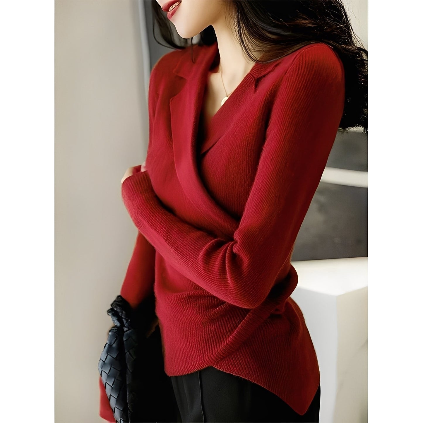 Yara - Elegancki sweter damski z długimi rękawami