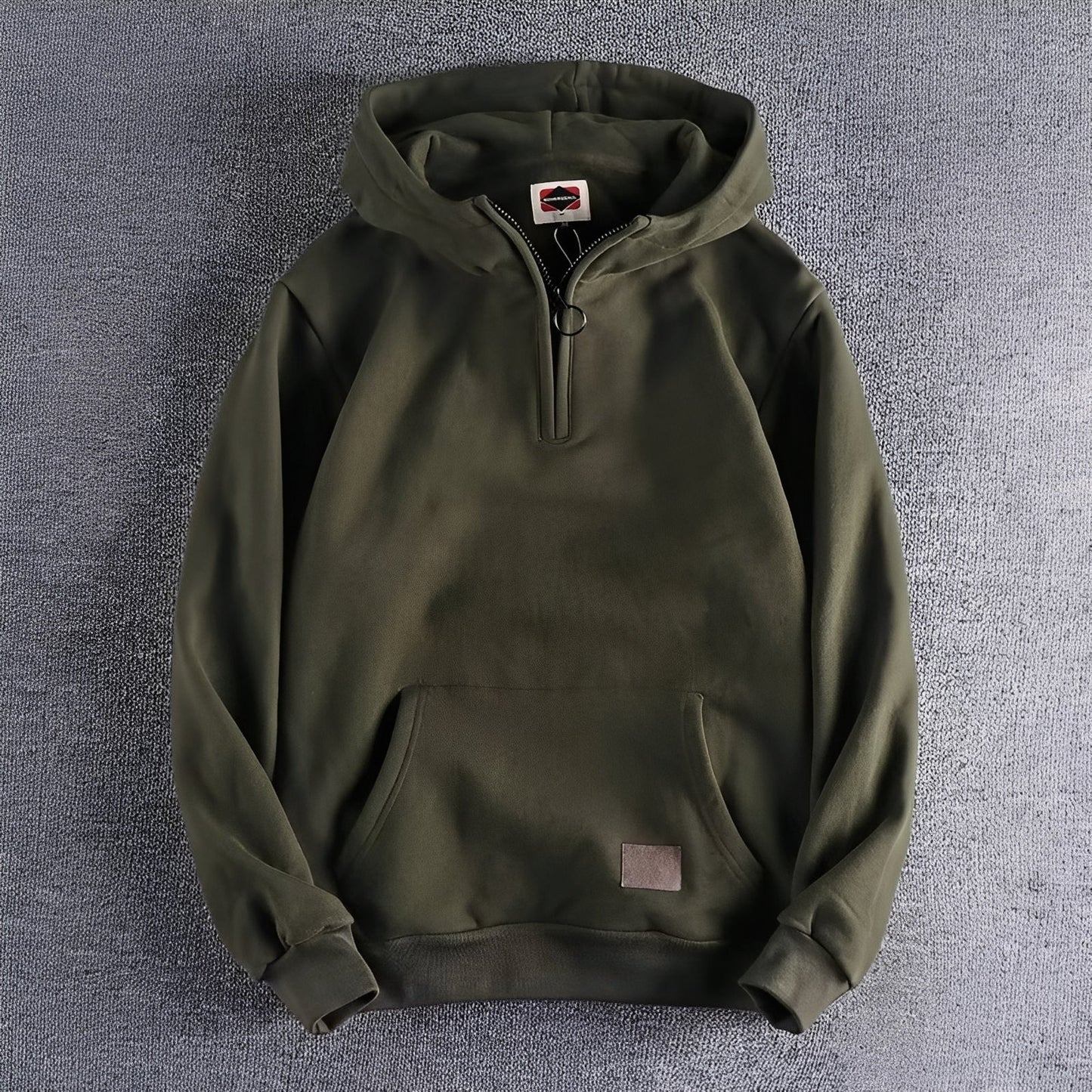 Tommy - Retro-bluza z grubym zamkiem dla mężczyzn