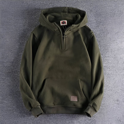 Tommy - Retro-bluza z grubym zamkiem dla mężczyzn