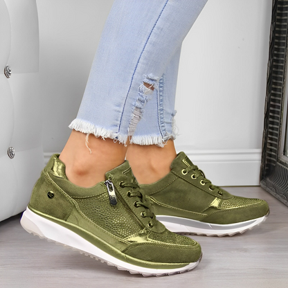 Pro Buty - Sneakersy z zamkiem