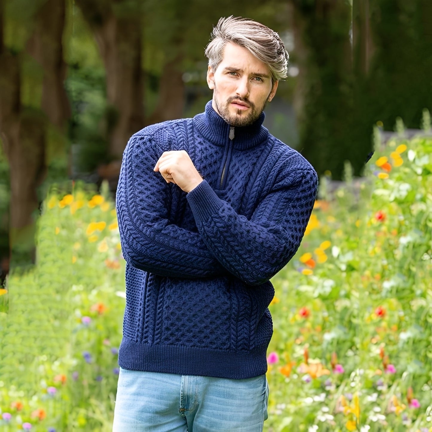 Henry - Stylowy, luźny sweter dla mężczyzn