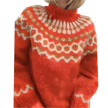 Fiona - Kobiecy sweter z golfem