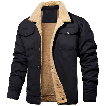 Dillon - Kurtka z Fleece-Twill dla Mężczyzn